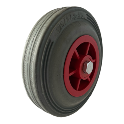 Medium Duty 125mm Non-Marking Rubber on Plastic Wheel - 100kg Load