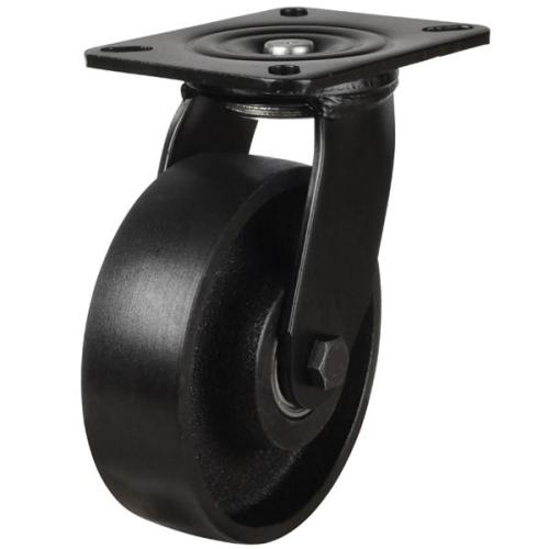 100mm Cast Iron Swivel Castor [450kg max load]