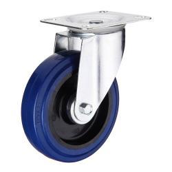 Light Duty 100mm Non-Marking Rubber Swivel Castor - 100kg Load