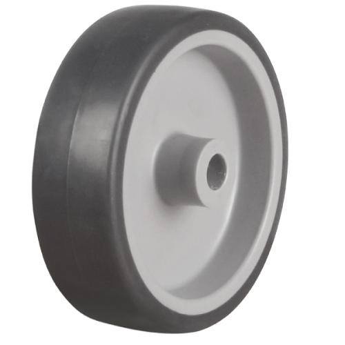 Light Duty 100mm Synthetic Non-Marking Rubber Wheel - 75kg Load