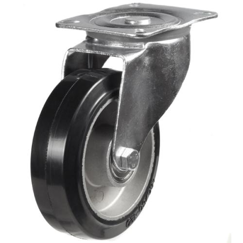 100mm Rubber Swivel Castor [180kg max load]