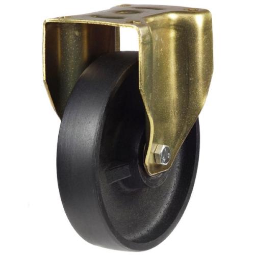 125mm Cast Iron Fixed Castor [650kg max load]