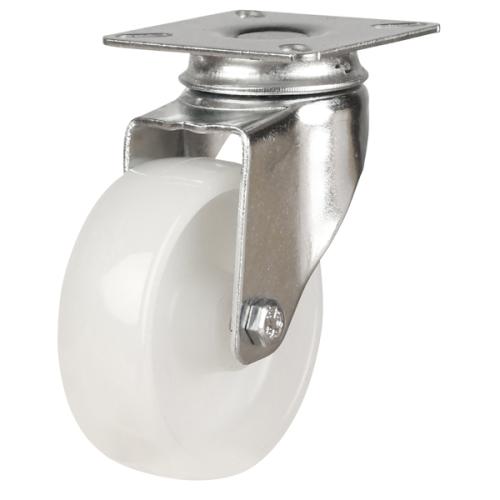 Light Duty 125mm Polypropylene Swivel Castor - 100kg Load