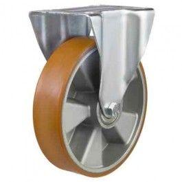 125mm Polyurethane Fixed Castor [300kg max load]