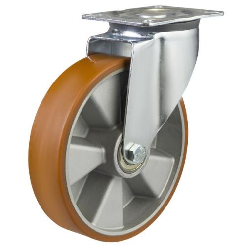 125mm Polyurethane Swivel Castor [270kg max load]
