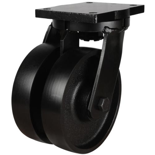 150mm Cast Iron Swivel Castor [1800kg max load]