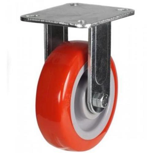 150mm Polyurethane Fixed Castor [430kg max load]