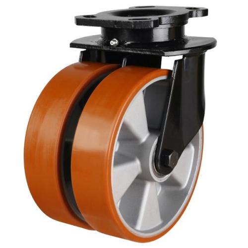150mm Polyurethane Swivel Castor [1100kg max load]