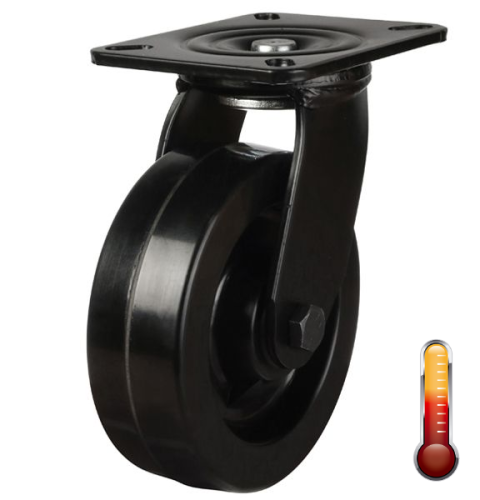 150mm Phenolic Swivel Castor [400kg max load]