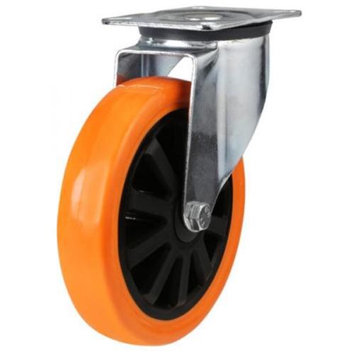150mm Polyurethane Swivel Castor [350kg max load]