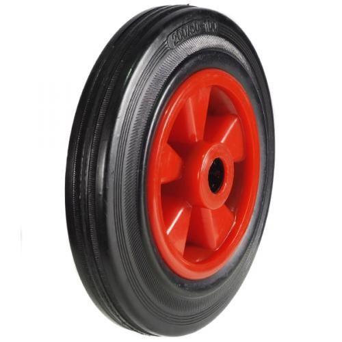 Medium Duty 160mm Rubber on Plastic Wheel - 175kg Load