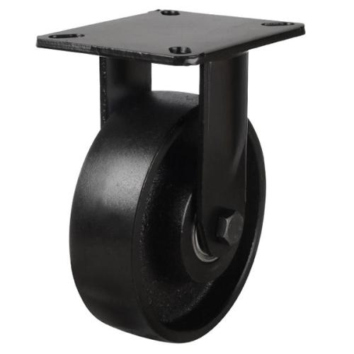 200mm Cast Iron Fixed Castor [500kg max load]