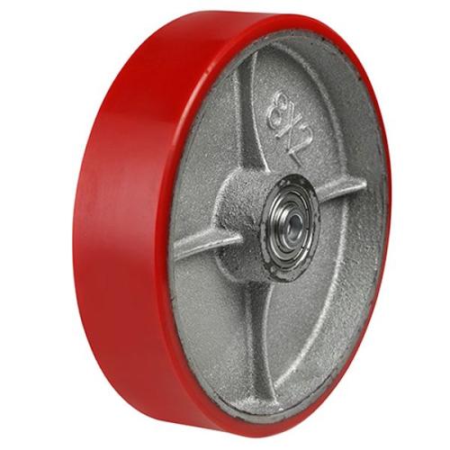 Heavy Duty 200mm Polyurethane on Nylon Wheel - 450kg Load