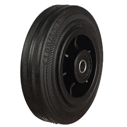 Light Duty 80mm Rubber on Plastic Wheel - 65kg Load