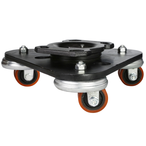 Heavy Duty 125mm Polyurethane on Cast Iron Scene Shifter 460kg Load