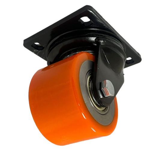 Heavy Duty 75mm Polyurethane Swivel Castor - 400kg Load